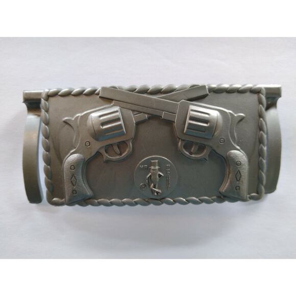 Mr Peanut Hard Plastic Belt Buckle Cowboy Embossed Western Planters Peanuts 1960 - Picture 2 of 7